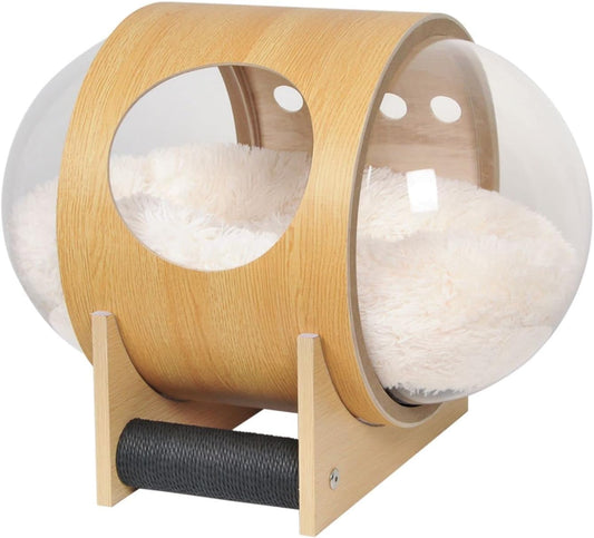 NICEME Capsule Cat House with Windows