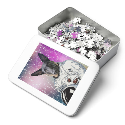 Personalized Jigsaw Puzzles Astronaut Featuring Your Pet