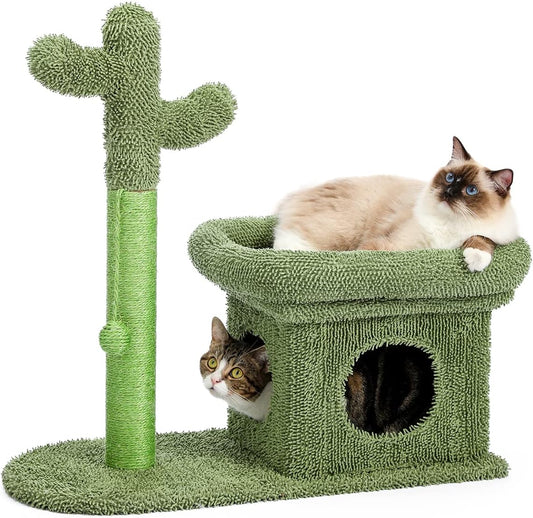 Cactus Cat Tree with Ball