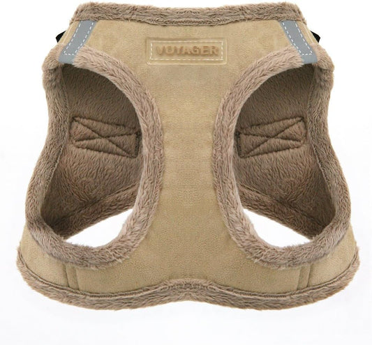 Voyager Step-In Plush Dog Harness – Soft Vest for Small & Medium Dogs