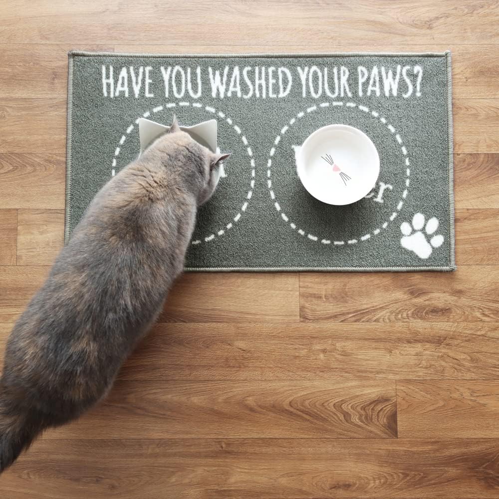 Machine Washable Cat Food Mat