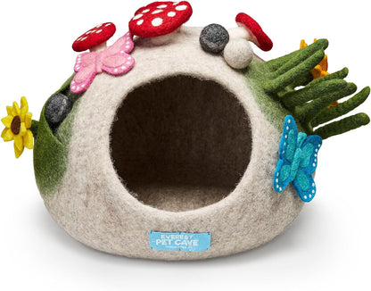 Felted Cat Cave 100% Wool