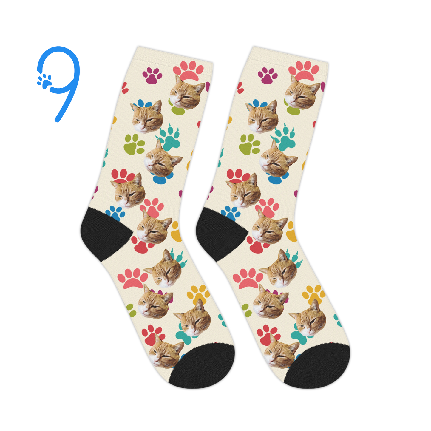 Personalized Socks Featuring Your Pet