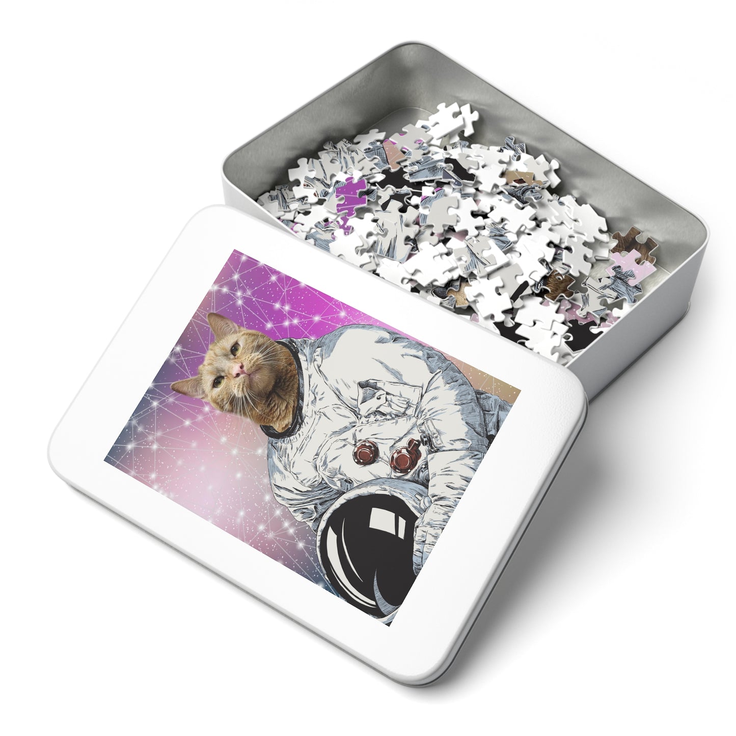 Personalized Jigsaw Puzzles Astronaut Featuring Your Pet