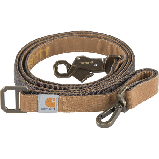 Carhartt Men's Nylon Duck Dog Leash – Durable, Reflective, and Weather-Resistant